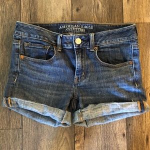 American eagle midi shorts 6